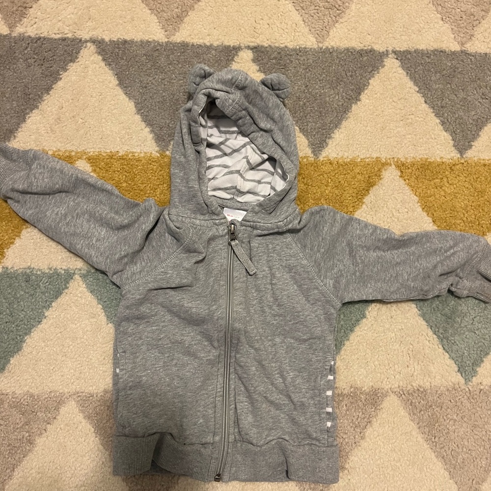 Lot of 2 2t sweaters, one polo one hanna andersson. Both good condition